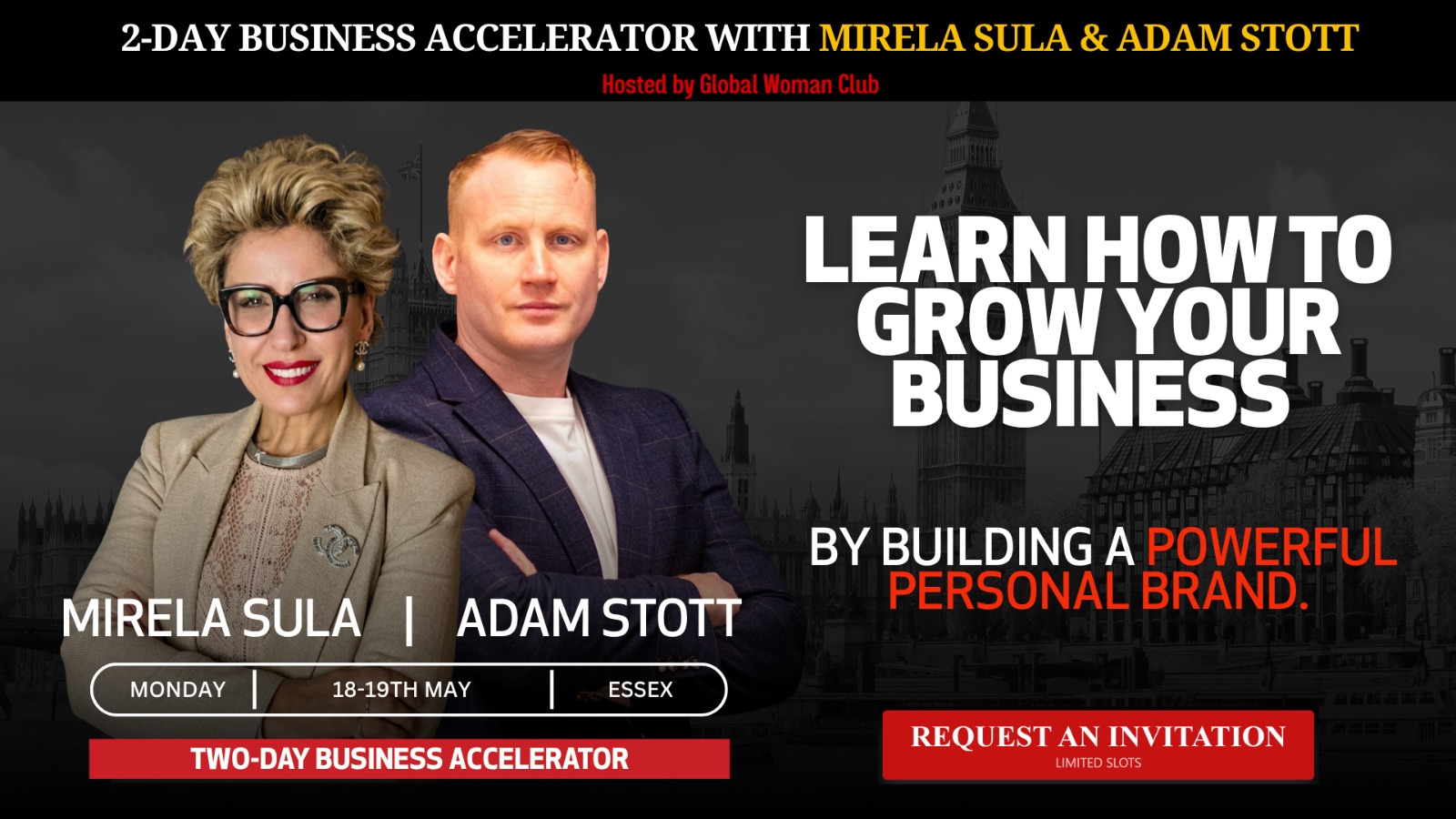 2-Day Business Accelerator with Mirela Sula & Adam Stott